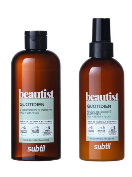 BEAUTIST PACK QUOTIDIEN 2 PRODUITS- SHP QUOTIDIEN + FLUIDE DE BEAUTE QUOTIDIEN