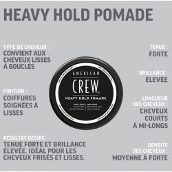 HEAVY HOLD POMADE - AMERICAN CREW